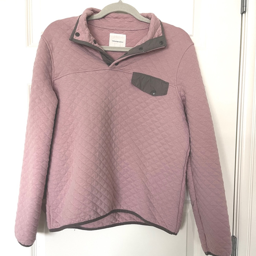 Pink Thread & Supply Pullover Sweater